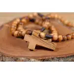 Authentic Christian Wood Rosary Handmade in Bethlehem